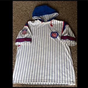 Starter Cubs hooded Jersey Tee 💙❤️